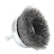 Forney Cup Brush, Crimped, 3 in x .012 x 1/4 in Hex Shank 72731 - alternate 3